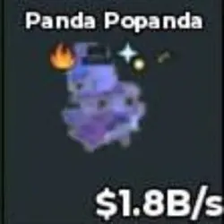 1.8B Crystal Panda Popanda 4 Trait A Kori (Секретный персон… — Roblox, лот №218955