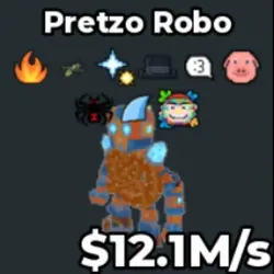 12.1M s Pretzo Robo Crazy Brianrot (Brainrot God персонаж) — Roblox, лот №218985