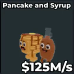 125M s Pancake and Syrup Brianrot (Секретный персонаж) — Roblox, лот №219000