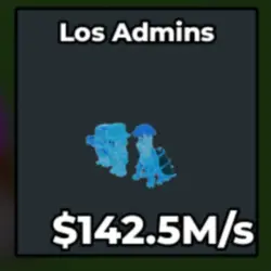 142.5M s Diamond Los Admins (Секретный персонаж) — Roblox, лот №219021