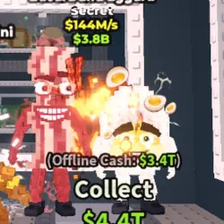 144M s Bacuru and Egguru (Секретный персонаж) — Roblox, лот №219025