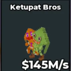 145M s Ketupat Bros Crazy Brianrot (Секретный персонаж) — Roblox, лот №219028