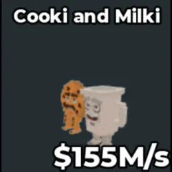 155M s Cooki and Milki Crazy - Equivalent to THE BEST BRIAN… — Roblox, лот №219037