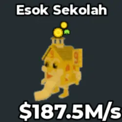 187.5M s Lucky Gold Esok Sekolah Crazy - Equivalent to THE … — Roblox, лот №219072