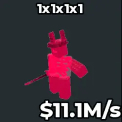 1X1X1X1 RAINBOW (Секретный персонаж) — Roblox, лот №219036