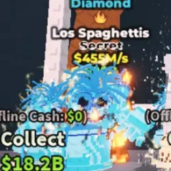 2 Diamond Los Spaghettis 455M s Fire #208 (Секретный персон… — Roblox, лот №219095