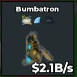 2.1B BUMBATRON KORI (Секретный персонаж) — Roblox, лот №219102