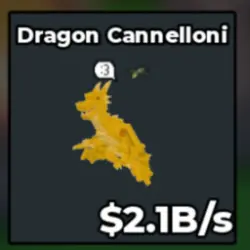 2.1b s gold Dragon Cannelloni (Секретный персонаж) — Roblox, лот №219114