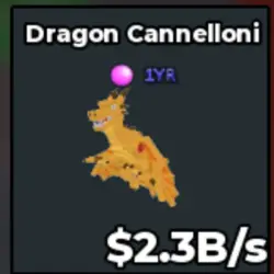 2.3b s Dragon Cannelloini - 1 year Trait (Секретный персона… — Roblox, лот №219139