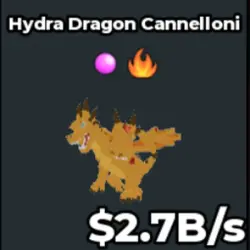 2.7b s Hydra Dragon Cannelloni (Секретный персонаж) — Roblox, лот №219183