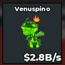 2.8b s Radioactive Venuspino (Секретный персонаж) — Roblox, лот №219187