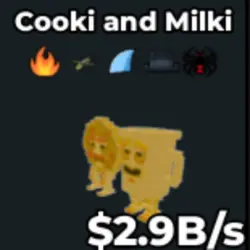 2.9b s Gold cooki and Milki V311 (Секретный персонаж) — Roblox, лот №219194