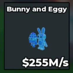 255m s bunny and eggy (Секретный персонаж) — Roblox, лот №219166