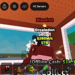280m orcaledon blood rot (Секретный персонаж) — Roblox, лот №219195