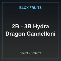 2B - 3B Hydra Dragon Cannelloni (Секретный персонаж) — Roblox, лот №219211