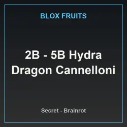 2B - 5B Hydra Dragon Cannelloni (Секретный персонаж) — Roblox, лот №219214