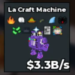 3.3B s La Craft Machine Clean Trait xln (Секретный персонаж) — Roblox, лот №219144