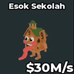 30M s Esok Sekolah Crazy (Секретный персонаж) — Roblox, лот №219212