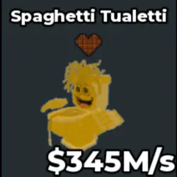 345M s Gold Chocolate Spaghetti Tualetti Crazy - Equivalent… — Roblox, лот №219252