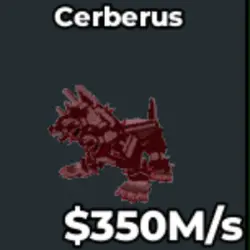 350M s CERBERUS BLOODROT V206 (Секретный персонаж) — Roblox, лот №219258