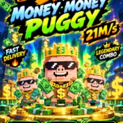 3PCS Money Money Puggy 21M s - 15 Minutes Stock - Grab Your… — Roblox, лот №219282