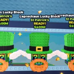 Leprechaun Lucky Blocks (Admin персонаж) — Roblox, лот №219285