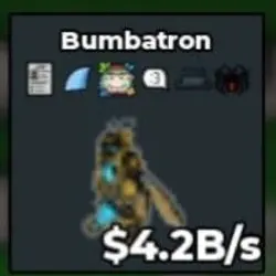 4.2B BUMBATRON KORI (Секретный персонаж) — Roblox, лот №219289