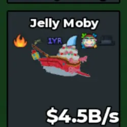 4.5b s Jelly Moby (Секретный персонаж) — Roblox, лот №219298
