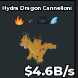 4.6b s Hydra Dragon Cannelloni (Секретный персонаж) — Roblox, лот №219299