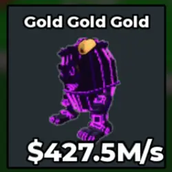 427.5M s Galaxy Gold Gold Gold Crazy Brianrot (Секретный пе… — Roblox, лот №219317