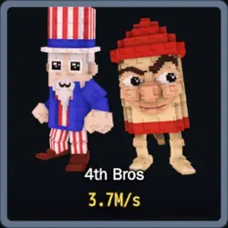 4th Bros 3.7M s (Секретный персонаж) — Roblox, лот №219334
