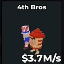 4TH Bros for Crafting Event (Секретный персонаж) — Roblox, лот №219336
