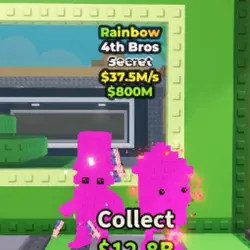 4th Bros Rainbow 37.5M s (Секретный персонаж) — Roblox, лот №219341