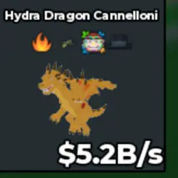 5.2b s Hydra Dragon Cannelloni (Секретный персонаж) — Roblox, лот №219348