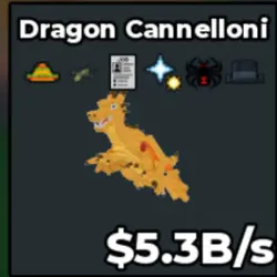 5.3b s clean traited Dragon Cannelloni (Секретный персонаж) — Roblox, лот №219352