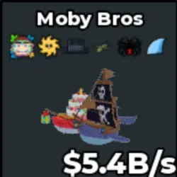 5.4b s Moby Bros (Секретный персонаж) — Roblox, лот №219354