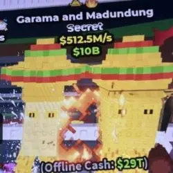 512.5M s Gold Garama and Madundung (Секретный персонаж) — Roblox, лот №219365
