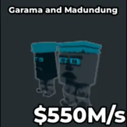 550M s Cyber Garama and Madundung Brianrot - Equivalent to … — Roblox, лот №219400