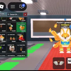 575M 390 EXİST FOXİNİ LANTERİNİ (Секретный персонаж) — Roblox, лот №219414