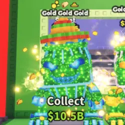 585M s Diamond Gold Gold Gold Crazy Brianrot (Секретный пер… — Roblox, лот №219419