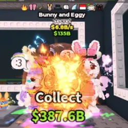 6,8B S BUNNY AND EGGY (Секретный персонаж) — Roblox, лот №219368