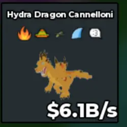 6.1b s Hydra Dragon Cannelloni (Секретный персонаж) — Roblox, лот №219370