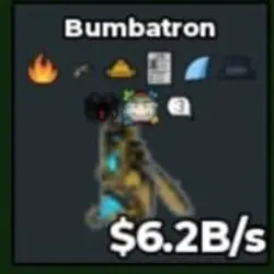 6.2B Bumbatron 9 Trait Clean Kori (Секретный персонаж) — Roblox, лот №219371