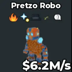 6.2M s Pretzo Robo Crazy Brianrot (Brainrot God персонаж) — Roblox, лот №219373