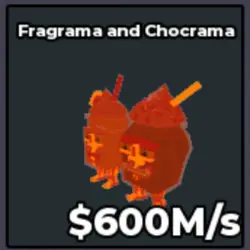 600M 1 56 Lava Fragrama and Chocrama (Секретный персонаж) — Roblox, лот №219379