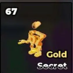 67 Gold $28.1M S (Секретный персонаж) — Roblox, лот №219412