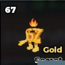 67 Gold $46.8M S (Секретный персонаж) — Roblox, лот №219413