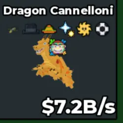 7.2b s Dragon Cannelloni Clean With Soccer Trait (Секретный… — Roblox, лот №219440