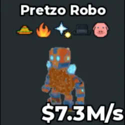 7.3M s Pretzo Robo Crazy Brianrot (Brainrot God персонаж) — Roblox, лот №219442