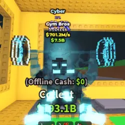 701.2M s Cyber Gym Bros (Секретный персонаж) — Roblox, лот №219451